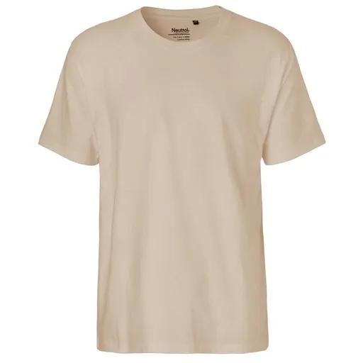 Neutral Pánské tričko Classic z organické Fairtrade bavlny - Písková | 3XL