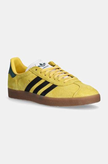 Semišové sneakers boty adidas Originals Gazelle žlutá barva, IH2632