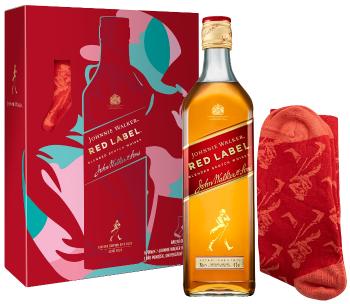 Johnnie Walker Red Label 40% 0,7l + ponožky