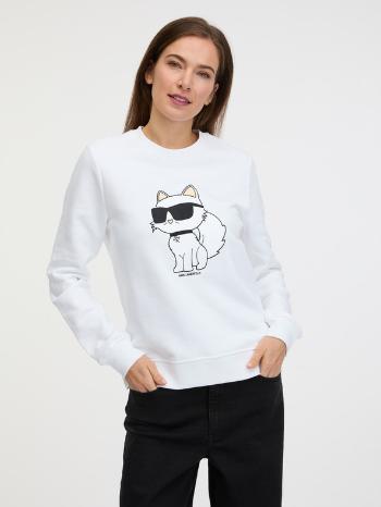 Karl Lagerfeld Ikonik 2.0 Choupette Mikina Bílá