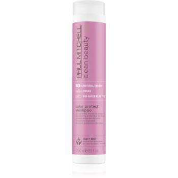 Paul Mitchell Clean Beauty Color Protect Shampoo fialový šampon pro zesvětlené, melírované studené blond vlasy 250 ml