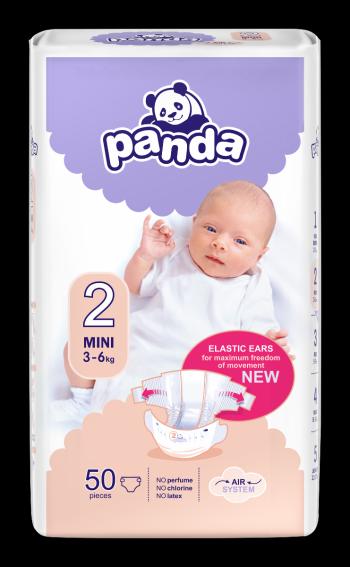 Panda Mini vel. 2 3-6 kg dětské pleny 50 ks