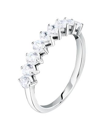 Morellato Elegantní stříbrný prsten s kubickými zirkony Tesori SAIW26601 54 mm