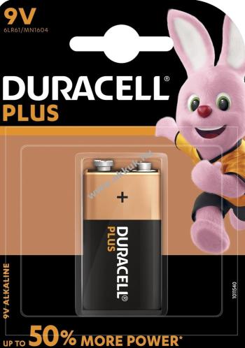 Duracell elem Plus Power MN1604 9V-Block 1db/csom.
