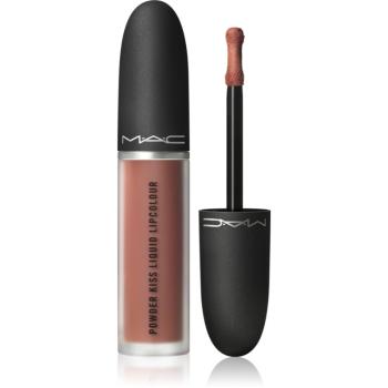 MAC Cosmetics Powder Kiss Liquid Lipcolour matná tekutá rtěnka odstín Habit 5 ml