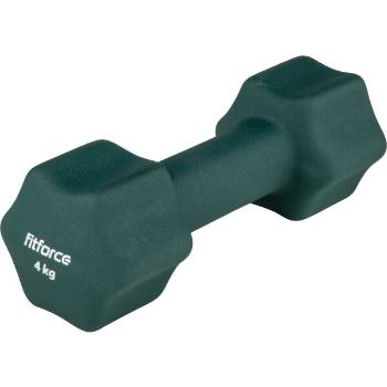 Fitforce FDBN 4 KG Jednoruční činka, tmavě zelená, velikost