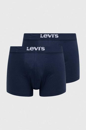 Boxerky Levi's 2-pack pánské, tmavomodrá barva, 37149.0810-006