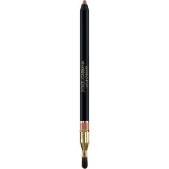 Dolce&Gabbana My Lip Overliner tužka na rty se štětečkem odstín 01 My Honey Nude - Light Peachy Nude 1.2 g