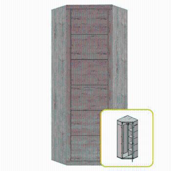 Rohová skříň 1D ORESTES Tempo Kondela