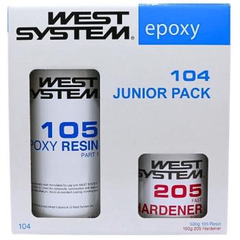 West System Junior Pack Fast 105+205 Transparent 600 g Přípravek k laminování