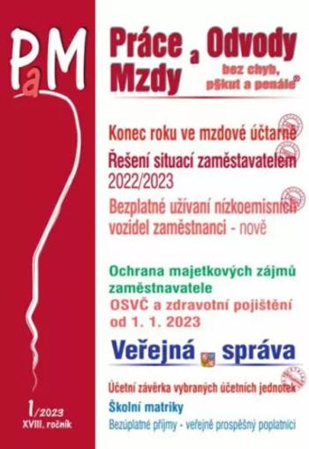 Práce a mzdy 1/2023 – Povinnosti mzdové účetní na konci roku