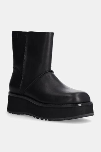 Nízké kozačky UGG Cityfunc Mid dámské, černá barva, na platformě, 1162990-BLK