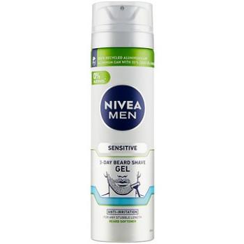 NIVEA Men 3-Day Beard Shave Gel Sensitive 200 ml (9005800308432)