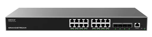 Grandstream GWN7812P L3 Managed Network PoE Switch 16 portů / 4 SFP+, VLAN, DHCP, Stacking