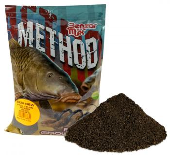 Benzar mix krmítková směs method pro corn 800 g - natur black (černá)