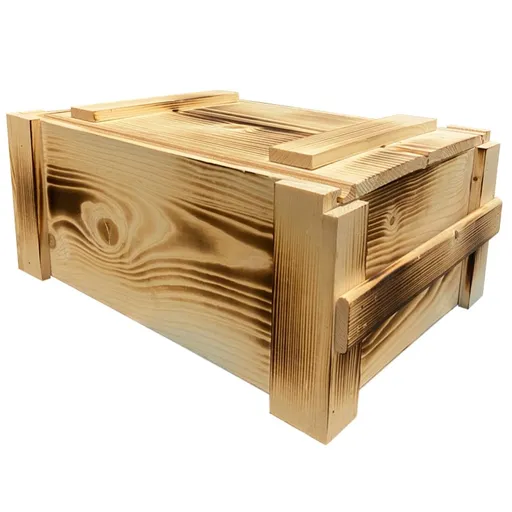 Dřevěná bedna Rustikal na 6 lahví vín