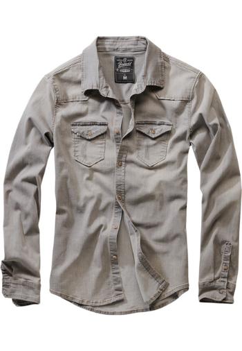 Brandit Riley Denim Shirt grey - XXL