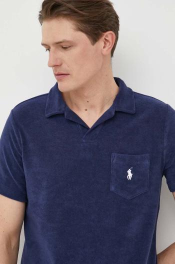 Polo tričko Ralph Lauren tmavomodrá barva, 710901044