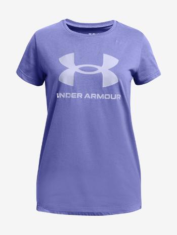 Under Armour UA G Sportstyle Logo SS Triko dětské Fialová