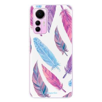 Odolné silikonové pouzdro iSaprio - Feather Pattern 10 - Xiaomi 12 Lite