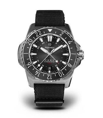 Formex Reef GMT Automatic Chronometer Black Dial with Red GMT