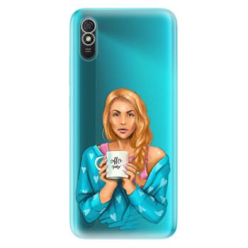 Odolné silikonové pouzdro iSaprio - Coffe Now - Redhead - Xiaomi Redmi 9A