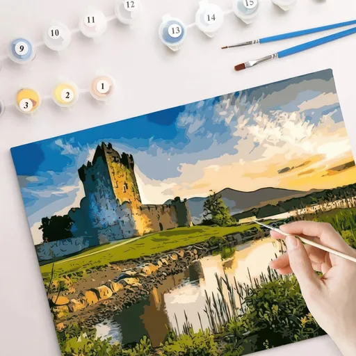 Weltbild Malování podle čísel Opuštěný hrad