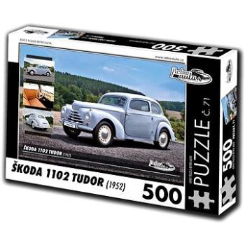 Retro-auta Puzzle č. 71 Škoda 1102 TUDOR (1952) 500 dílků (8594047726716)