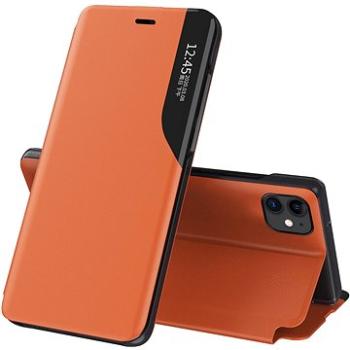 Eco Leather View knížkové pouzdro na iPhone 13 Pro, oranžové (HUR31142)