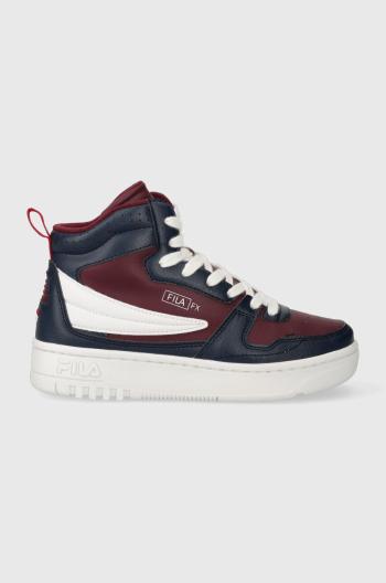 Dětské sneakers boty Fila FXVENTUNO mid tmavomodrá barva