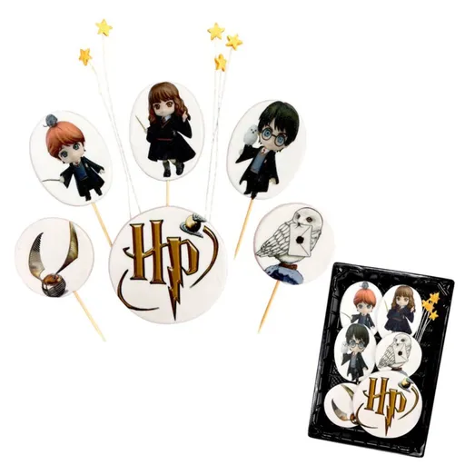 Harry Potter – sada cukrových zápichů na dort - K-Decor