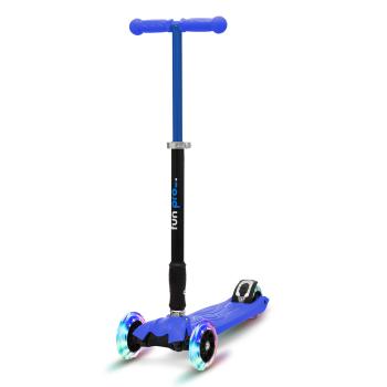 Fun pro TWO Trotinetă pentru copii, de la 5 ani, roți LED, 80 kg, pliabilă, înălțime reglabilă