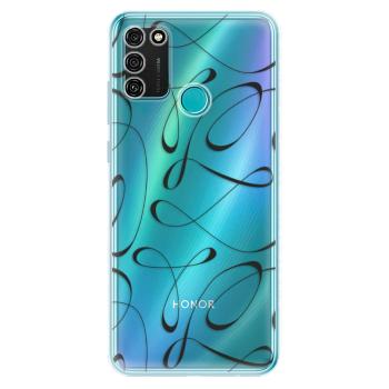 Odolné silikonové pouzdro iSaprio - Fancy - black - Honor 9A