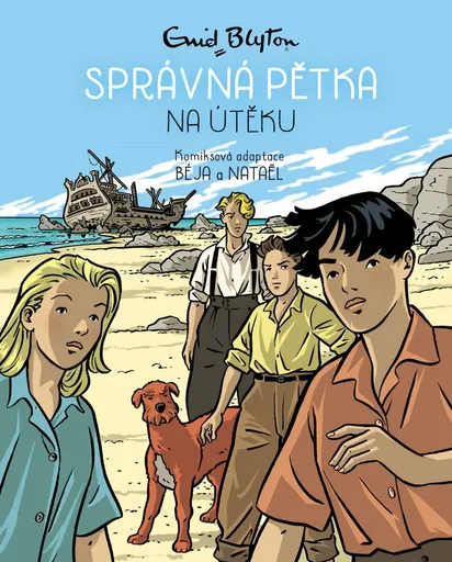 Správná pětka na útěku - komiks - Enid Blyton