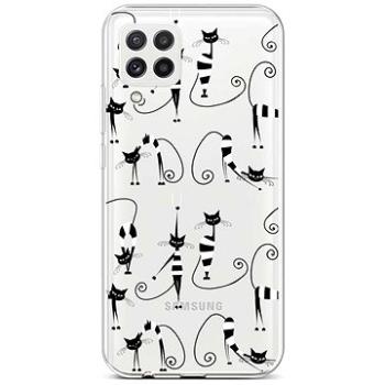 TopQ Samsung A22 silikon Cats 1 65204 (Sun-65204)