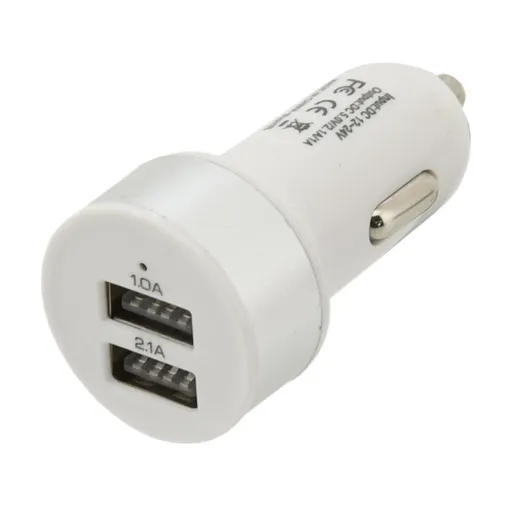 COMPASS Zástrčka 2xUSB 12-24V 5V/2100mA