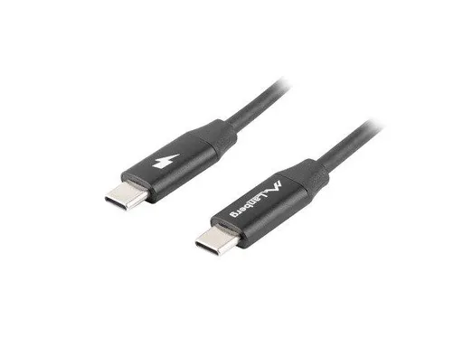 LANBERG USB-C M / M 2.0 kabel 1,8m, černý, rychlé nabíjení 4.0