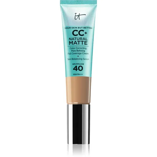 IT Cosmetics Your Skin But Better CC+ Natural Matte CC krém pro matný vzhled SPF 40 Medium Tan 32 ml