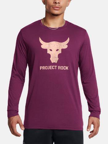 Under Armour UA Project Rock Brahma Bull Triko Fialová