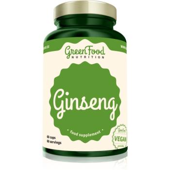 GreenFood Nutrition Ginseng kapsle s ženšenem 60 cps