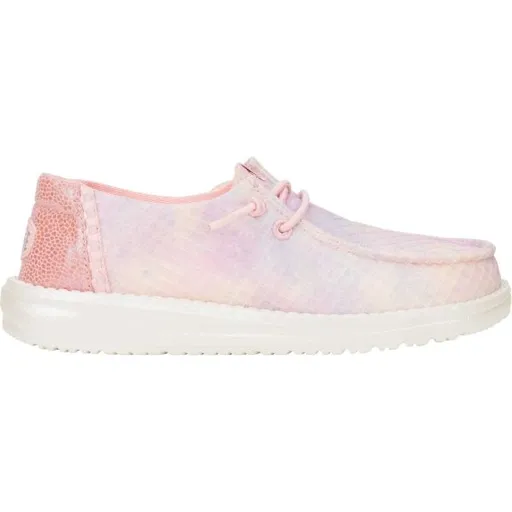 HEY DUDE WENDY Y MERMAID SHIMMER Dívčí volnočasová obuv, růžová, velikost