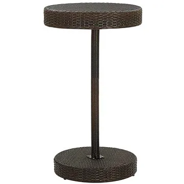 Zahradní stůl hnědý 60,5 × 106 cm polyratan, 45855 (45855)