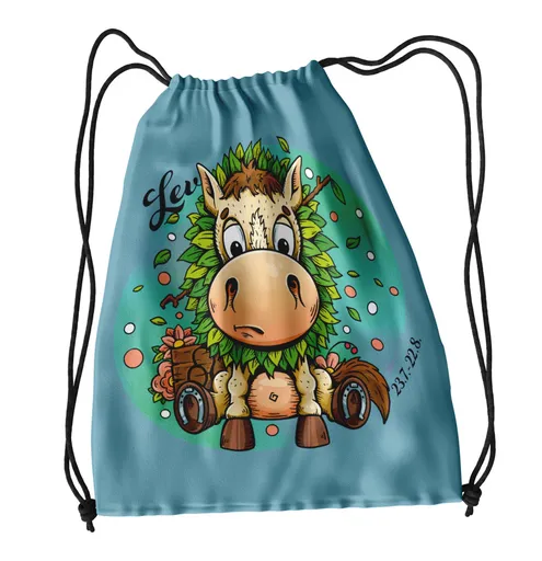 Vak na záda Koňská znamení – lev