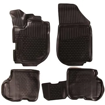 SIXTOL 3D Gumové koberce DACIA Logan, 2016-