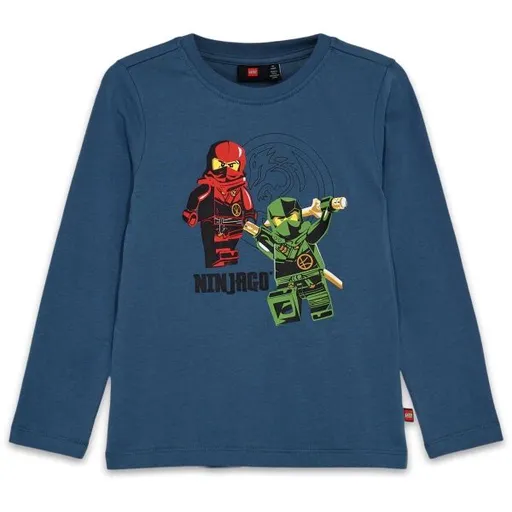 LEGO® kidswear LWTANO 607 Chlapecké tričko s dlouhým rukávem, modrá, velikost