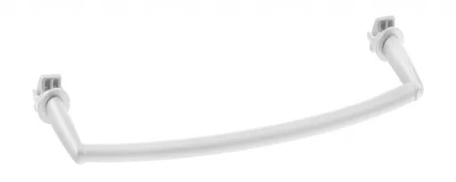 Aqualine Sušák ručníků na otopná tělesa 36 cm bílá Tvar: Oblý