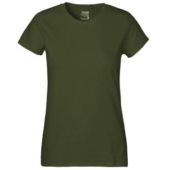 Neutral Dámské tričko Classic z organické Fairtrade bavlny - Military | XL