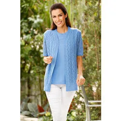 Pletený 2dílný komplet