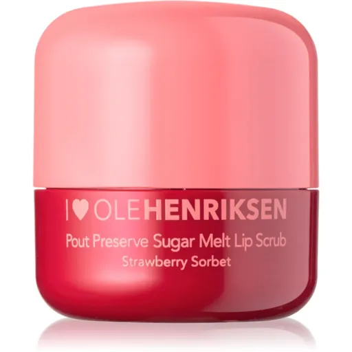 OLEHENRIKSEN Pout Preserve Sugar Melt Exfoliating Lip Scrub cukrový peeling na rty odstín Strawberry Sorbet 8 g