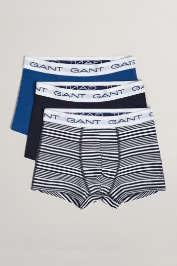 SPODNÍ PRÁDLO GANT BOY'S MARITIME STRIPE TRUNK 3-PACK EVENING BLUE